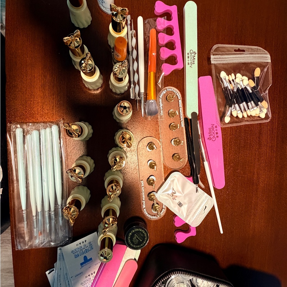Nail Art Kit with Tools and Accessories